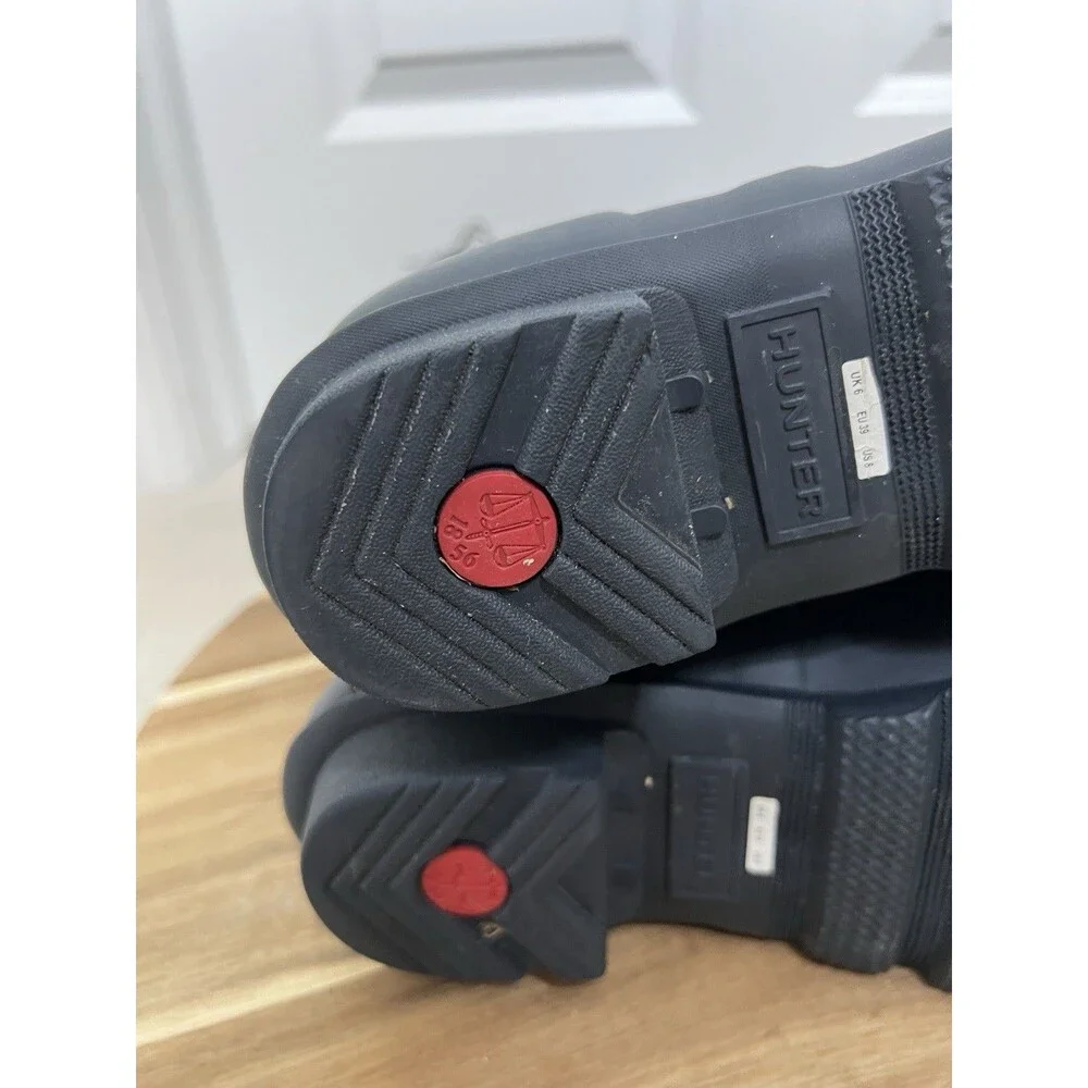 Hunter Boots Tall Navy Size 8 Womens Rain